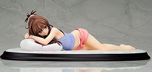 Handmade Removable 22cm Long to Love Rukness Yuuki Mikan Kawaii Sleep Position Beautiful Girl PVC Action Figure Model Statue Anime Cartoon Game Character Ornaments from Colleagues