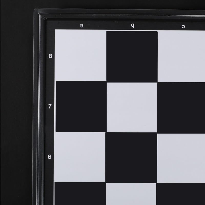 Board Game Travel Magnetic Chess Set with Compact Folding and Portable Chessboard Educational Board Games Great Travel Toy Sets(32 * 32cm)