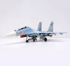 Military Fighter Alloy Die Cast Model, 1/72 Scale ВКС SU-30M2 Fighter Model, Adult Toys and Decorations, 12.2 x 8.3Inchs