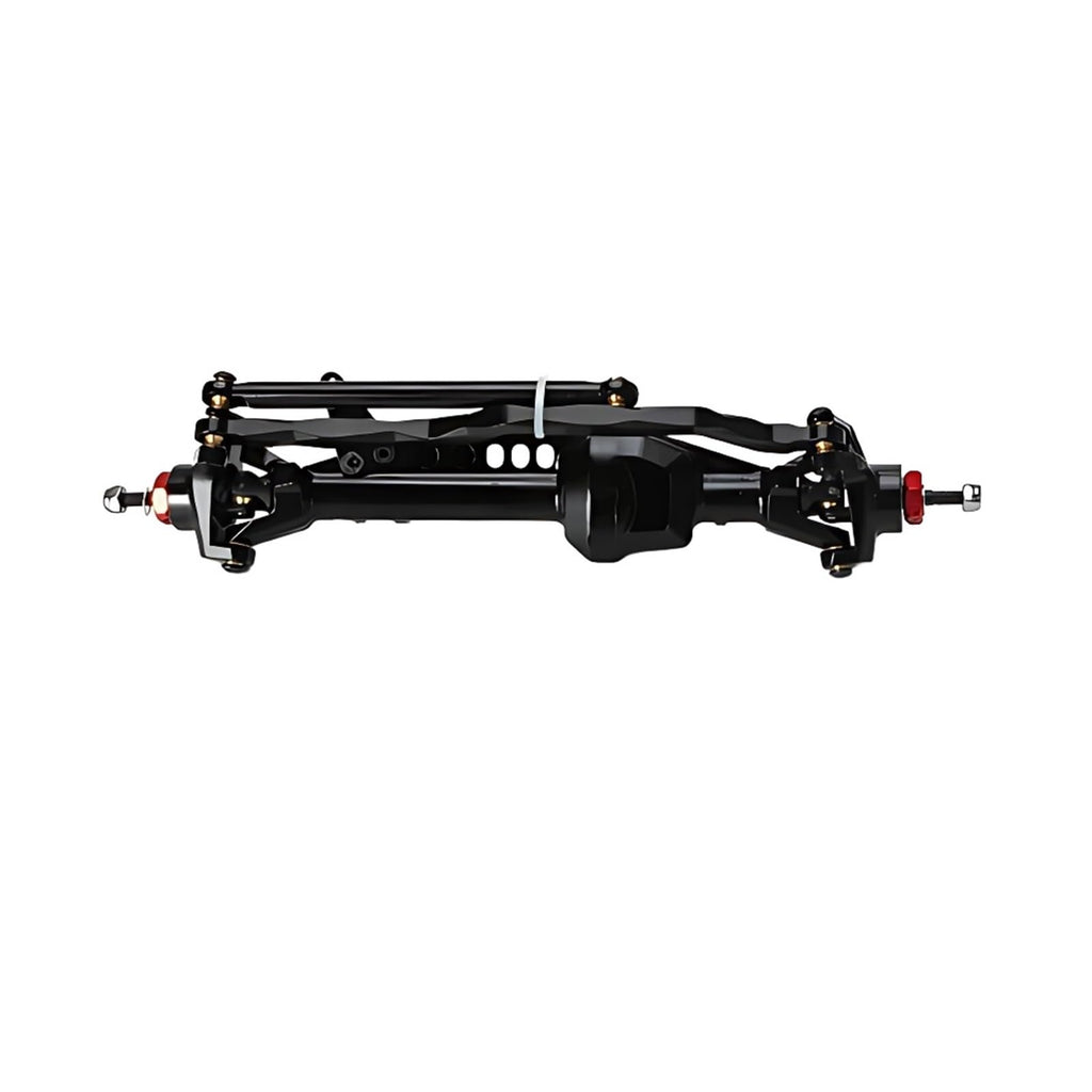 RC Vehicle Axles Compatible with Axial for SCX10 Pro Toys Crawler Car Upgrade Parts Aluminum Alloy Front Rear Straight Axles Set for 1/10 RC Crawler(Color 2,Front Axle)