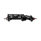 RC Vehicle Axles Compatible with Axial for SCX10 Pro Toys Crawler Car Upgrade Parts Aluminum Alloy Front Rear Straight Axles Set for 1/10 RC Crawler(Color 2,Front Axle)