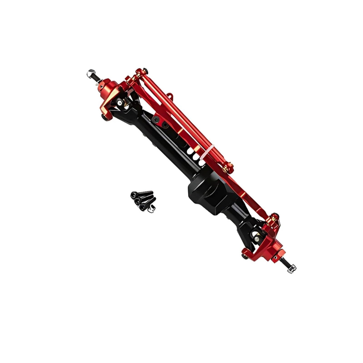 RC Vehicle Axles Compatible with Axial for SCX10 Pro Toys Crawler Car Upgrade Parts Aluminum Alloy Front Rear Straight Axles Set for 1/10 RC Crawler(Color 1,Front Axle)