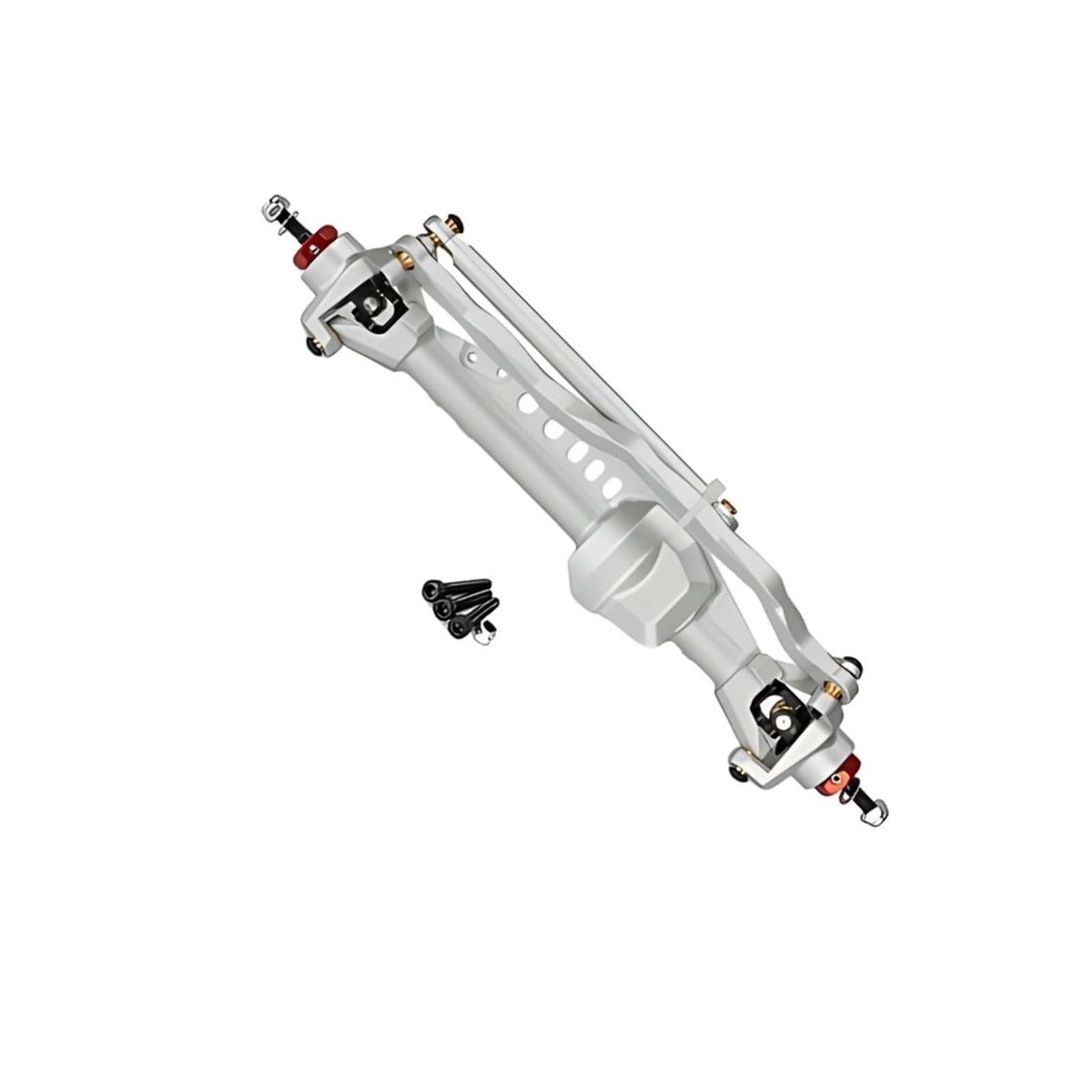 RC Vehicle Axles Compatible with Axial for SCX10 Pro Toys Crawler Car Upgrade Parts Aluminum Alloy Front Rear Straight Axles Set for 1/10 RC Crawler(Color 3,Front Axle)