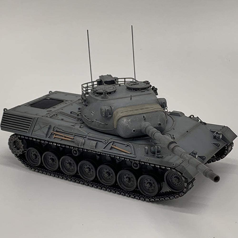 CMO 1/72 Scale Diecast Tank Plastic Model, Leopard 1 Main Battle Tank Germany Model, Military Toys and Gifts, 10.7Inch X 3.8Inch