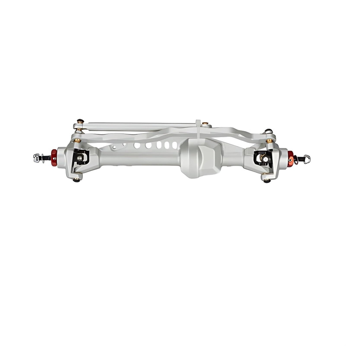 RC Vehicle Axles Compatible with Axial for SCX10 Pro Toys Crawler Car Upgrade Parts Aluminum Alloy Front Rear Straight Axles Set for 1/10 RC Crawler(Color 2,Front Axle)