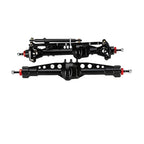 RC Vehicle Axles Compatible with Axial for SCX10 Pro Toys Crawler Car Upgrade Parts Aluminum Alloy Front Rear Straight Axles Set for 1/10 RC Crawler(Color 2,Front Axle)