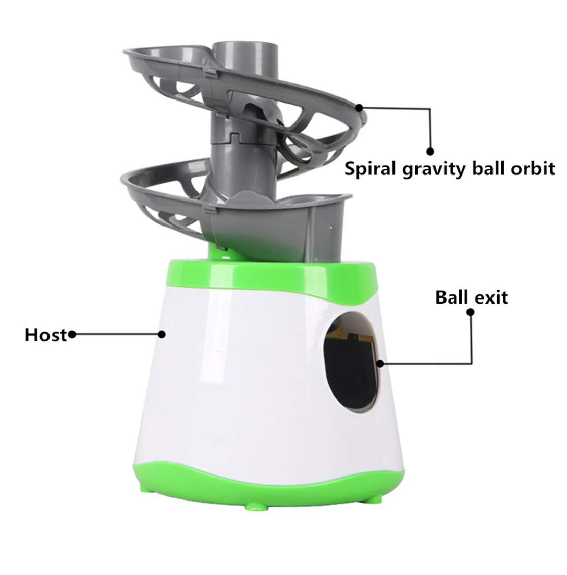 Portable Table Tennis Ball Machine - Children's Table Tennis Exerciser Beginner Ping Pong Launcher Healthy Toy Gift for Your Kid