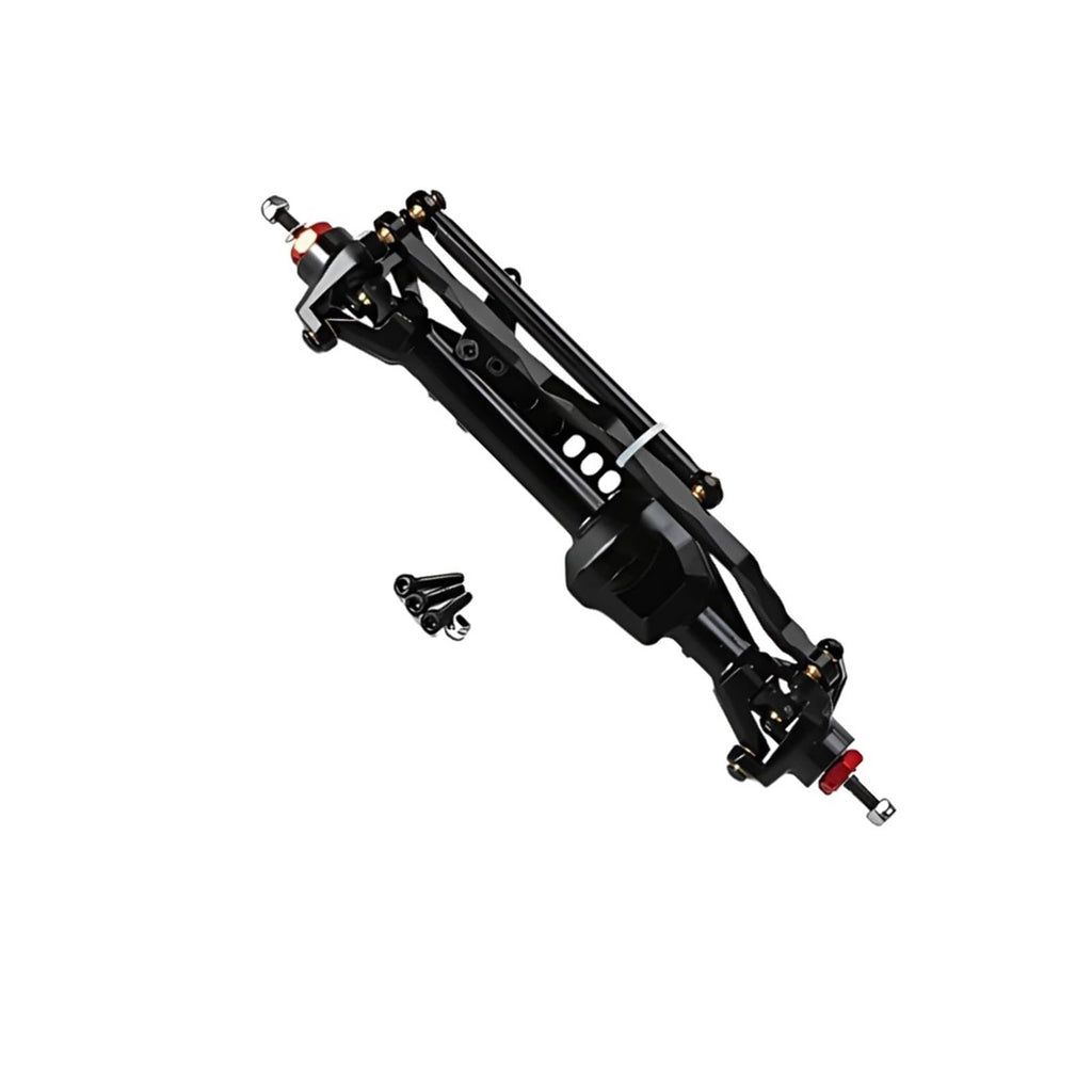 RC Vehicle Axles Compatible with Axial for SCX10 Pro Toys Crawler Car Upgrade Parts Aluminum Alloy Front Rear Straight Axles Set for 1/10 RC Crawler(Color 2,Front Axle)