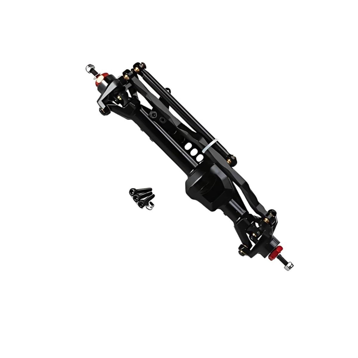 RC Vehicle Axles Compatible with Axial for SCX10 Pro Toys Crawler Car Upgrade Parts Aluminum Alloy Front Rear Straight Axles Set for 1/10 RC Crawler(Color 2,Front Axle)