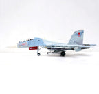 Military Fighter Alloy Die Cast Model, 1/72 Scale ВКС SU-30M2 Fighter Model, Adult Toys and Decorations, 12.2 x 8.3Inchs