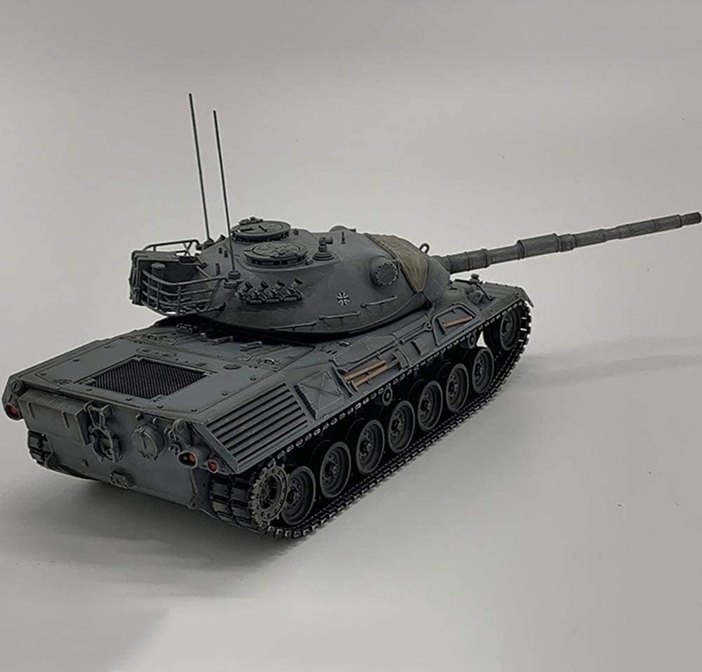 CMO 1/72 Scale Diecast Tank Plastic Model, Leopard 1 Main Battle Tank Germany Model, Military Toys and Gifts, 10.7Inch X 3.8Inch