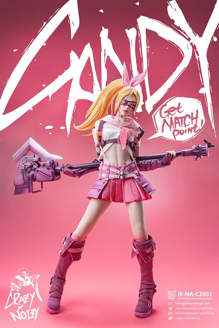 "Crazy X Noisy I8-MA-CZ001 Candy 1:6 Scale Action Figure Standard Version