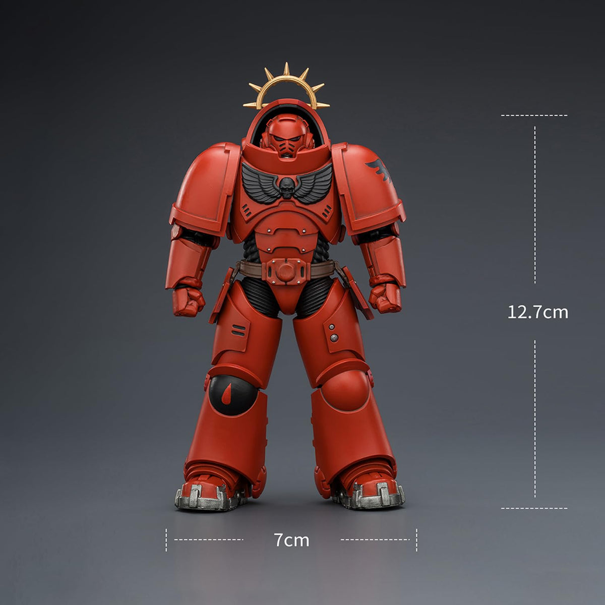 JOYTOY Warhammer 40,000 The Horus Heresy 1/18 Action Figure Game Edition Blood Angels Heavy Intercessor with Heavy Bolt Rifle and Bolt Pistol 4PCS Collection Model Birthday Gifts
