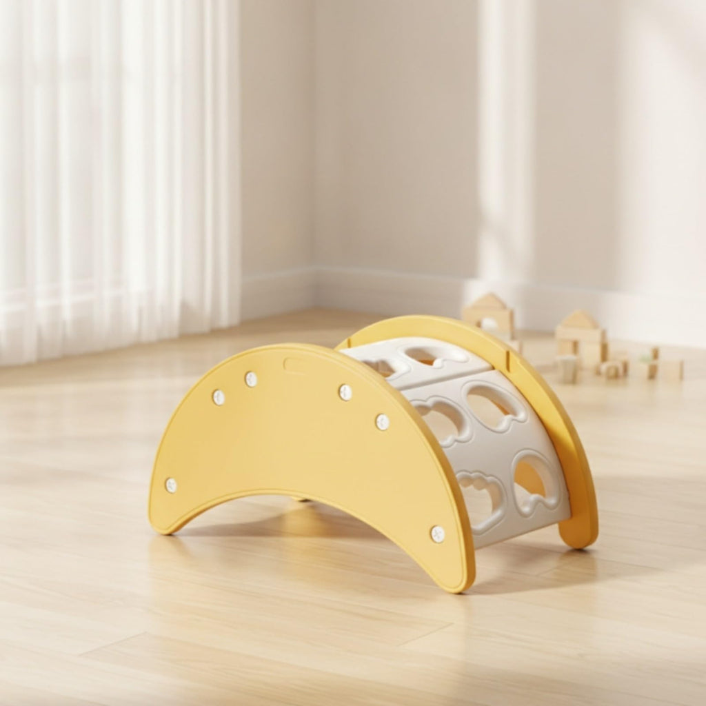 Smooth ClimbingArch | Compact Freestanding Design, Moon-Shaped, Toy, for Playroom, Nursery, Green