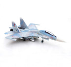 Military Fighter Alloy Die Cast Model, 1/72 Scale ВКС SU-30M2 Fighter Model, Adult Toys and Decorations, 12.2 x 8.3Inchs