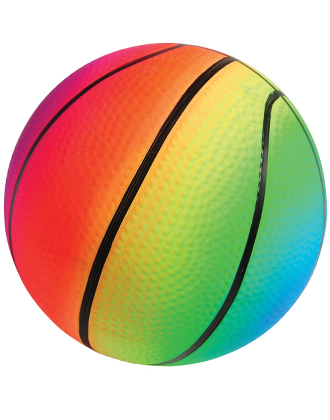 U.S. Toy GS828 Rainbow PVC Basketballs, 5"