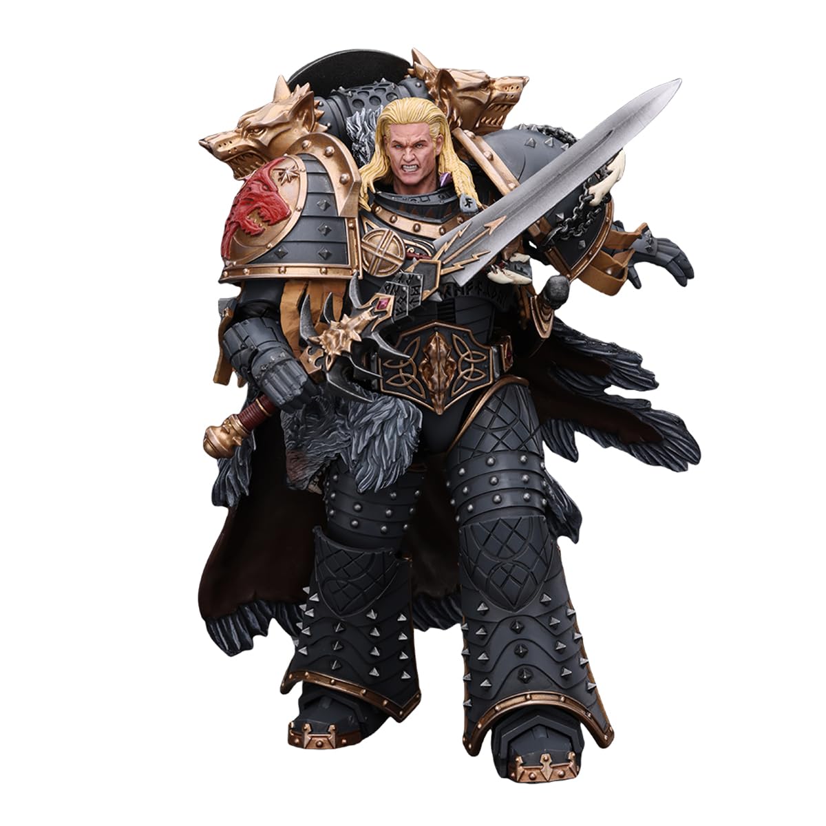 JOYTOY Collector's Edition Sanguinius Warhammer 40K 1/18 Action Figures Blood Angels Sanguinius Primarch of the IXth Legion Collector's Edition Birthday Gifts Collectible Model Warhammer Miniatures