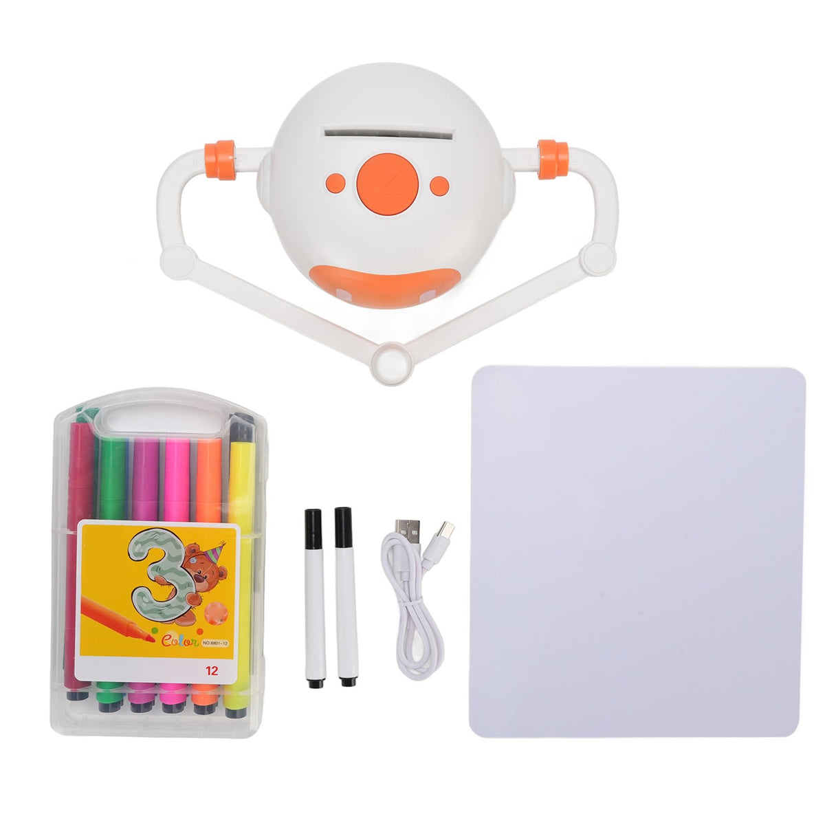 Drawing Robot for Kids, Safe ABS Material