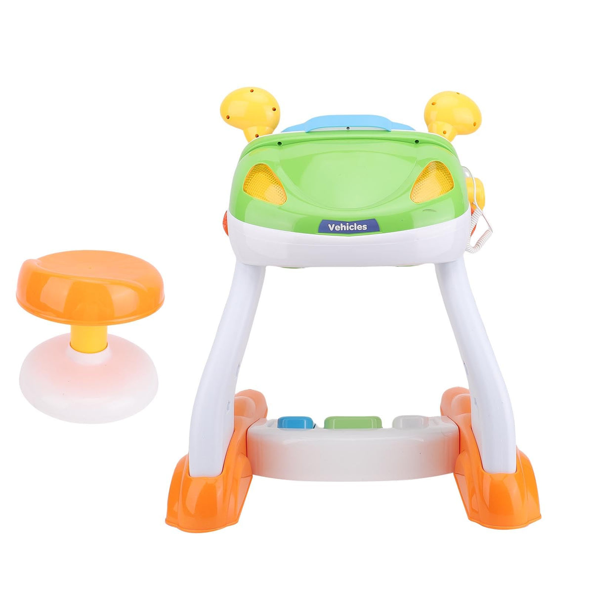 Toddler Steering Wheel Toy, Musical Simulated Driving