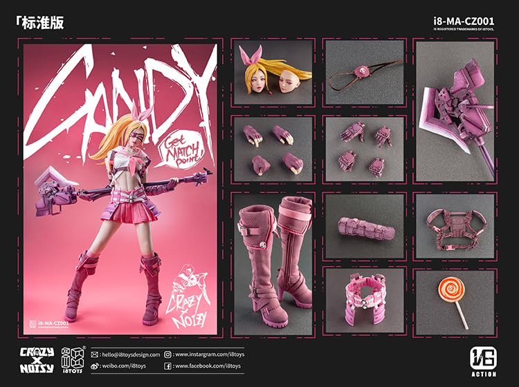 "Crazy X Noisy I8-MA-CZ001 Candy 1:6 Scale Action Figure Standard Version