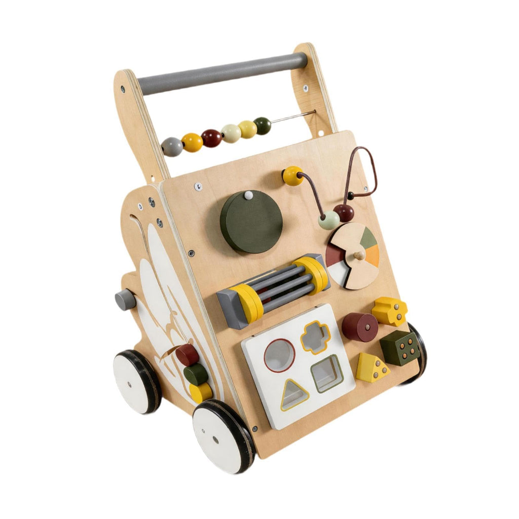 Wooden Activity Push Toy for Birthday Christmas Gifts