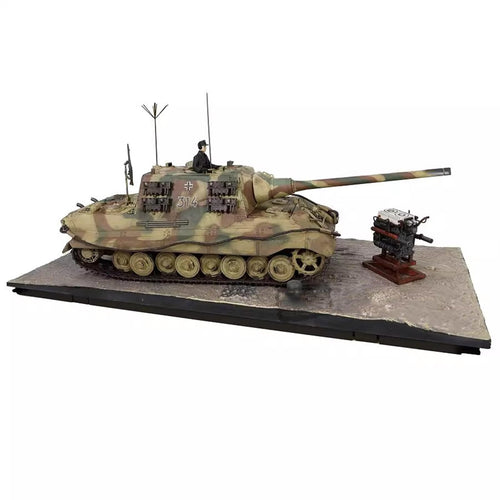 1/32 Scale Diecast Tank Alloy Model,German Jagdtiger Heavy Tank Destroyer,Military Toys and Gift, 13.2Inch X 4.7Inch