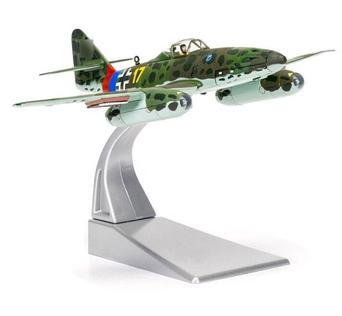 Military Fighter Alloy Die Cast Model, 1/72 Scale Me 262A Luftwaffe JG 7 Nowotny Model, Adult Toys and Decorations, 5.5 x 6.7Inchs