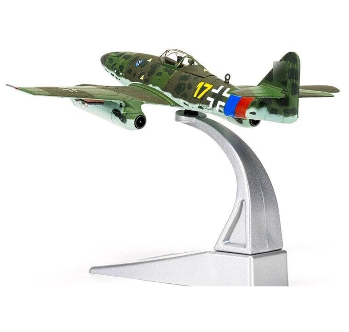 Military Fighter Alloy Die Cast Model, 1/72 Scale Me 262A Luftwaffe JG 7 Nowotny Model, Adult Toys and Decorations, 5.5 x 6.7Inchs
