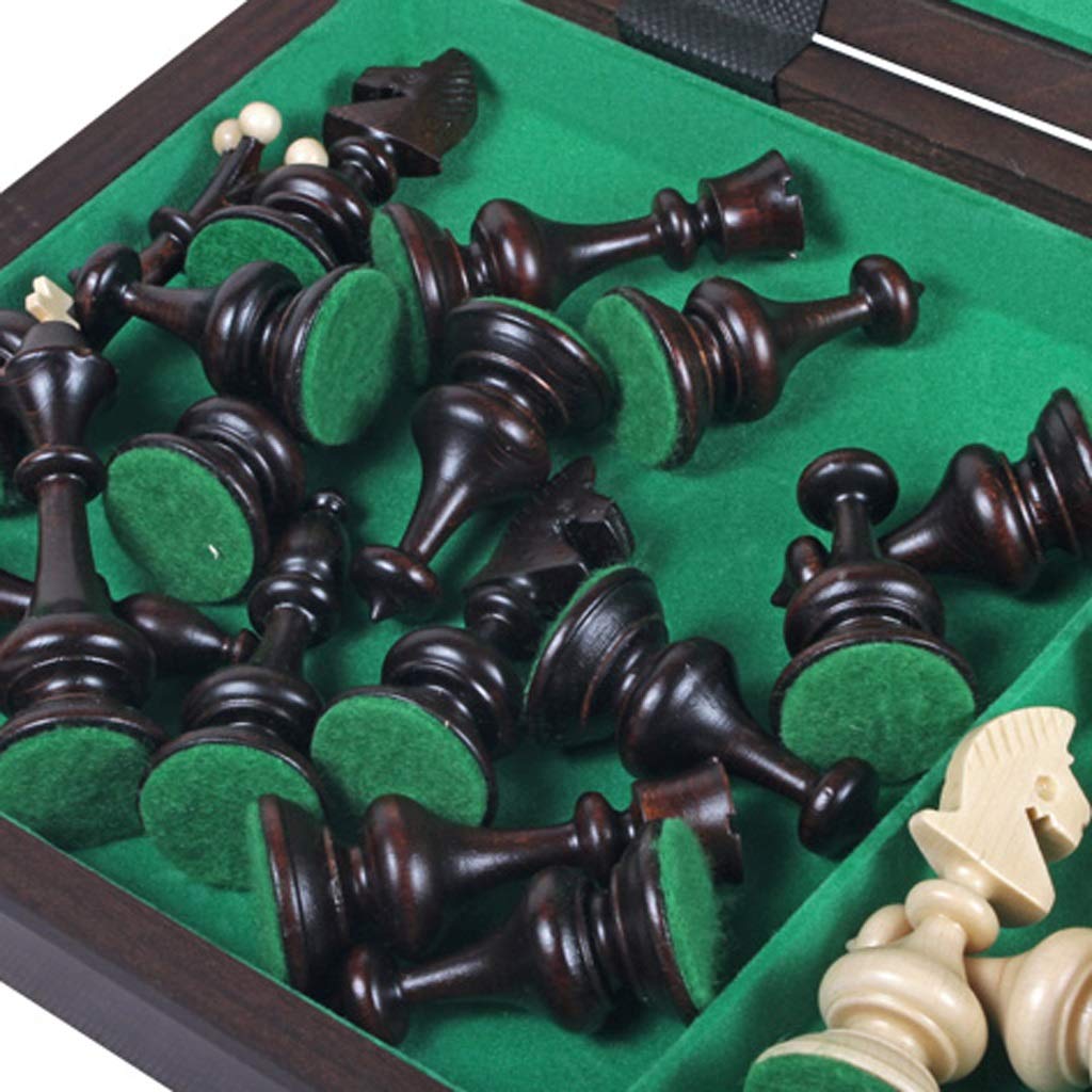 Chess Luxury Chess Wooden Portable Chess Set Foldable Storage Chess Board Educational Toy chessex