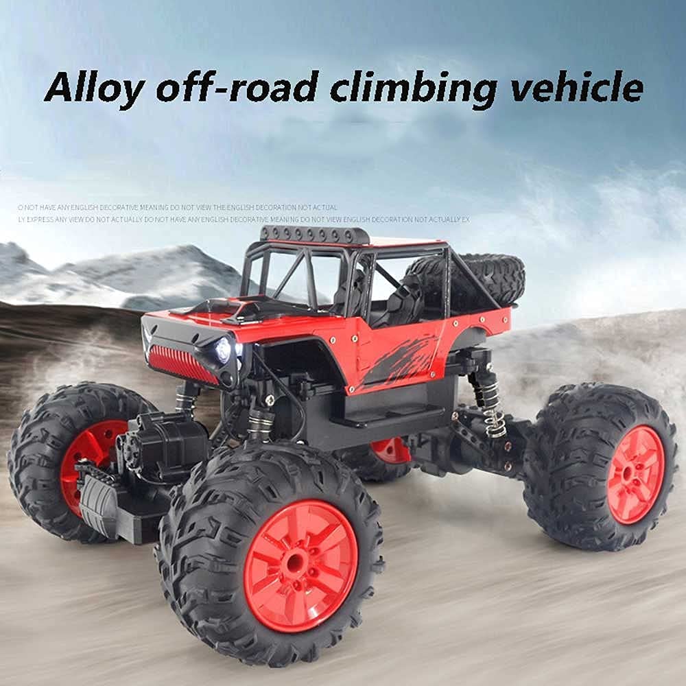 Charging RC Car,4WD Off-Road Climbing Vehicle,All Terrains Electric Toy Crawler Trucks, Remote Control Cars,Xmas Gifts for Kid Adults