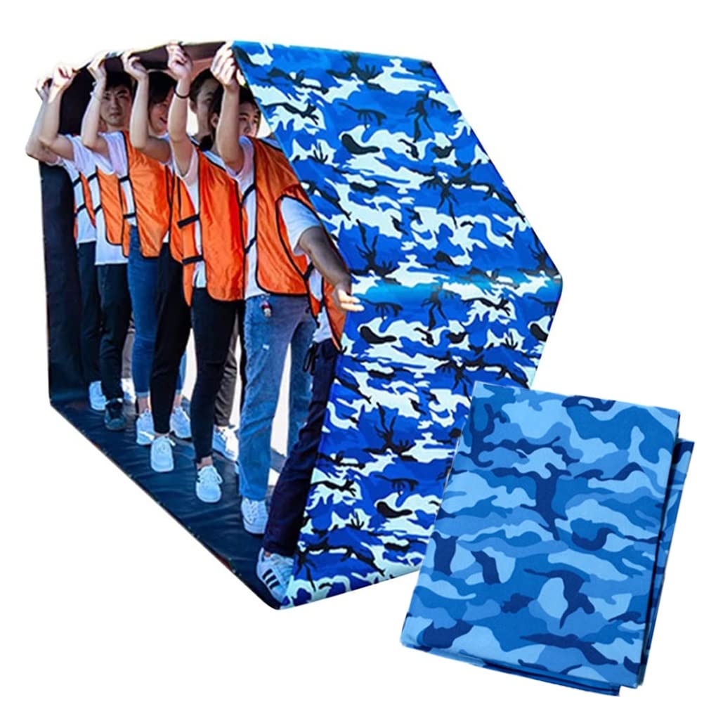 1PCS Teamwork Game Play Running Mat, Kids Adult Sports Game Oxford Cloth Run Mat, Outdoor Day Outdoor Carnival Activity Toys (Color : Green, Size : Adult-11M/36FT)