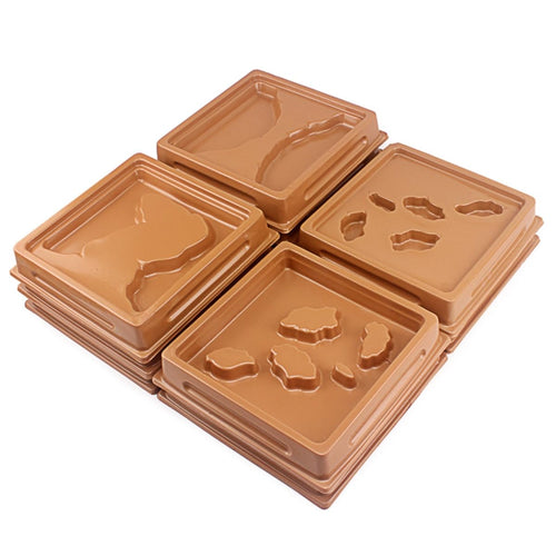 10Pcs Montessori Baby Geography Teahcing Toys Geology & Earth Sciences Moulds On Earth Preschool Early Educational Toys for Children