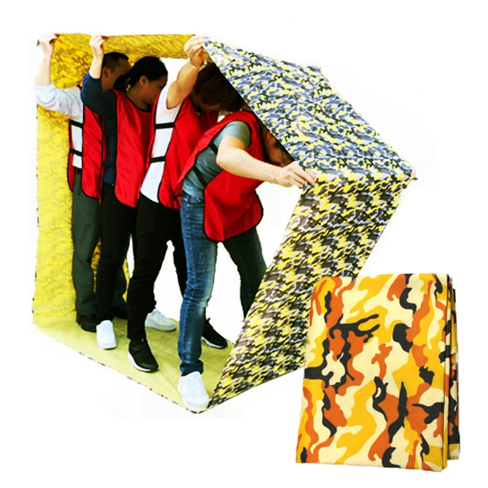 1PCS Teamwork Game Play Running Mat, Kids Adult Sports Game Oxford Cloth Run Mat, Outdoor Day Outdoor Carnival Activity Toys (Color : Green, Size : Adult-11M/36FT)