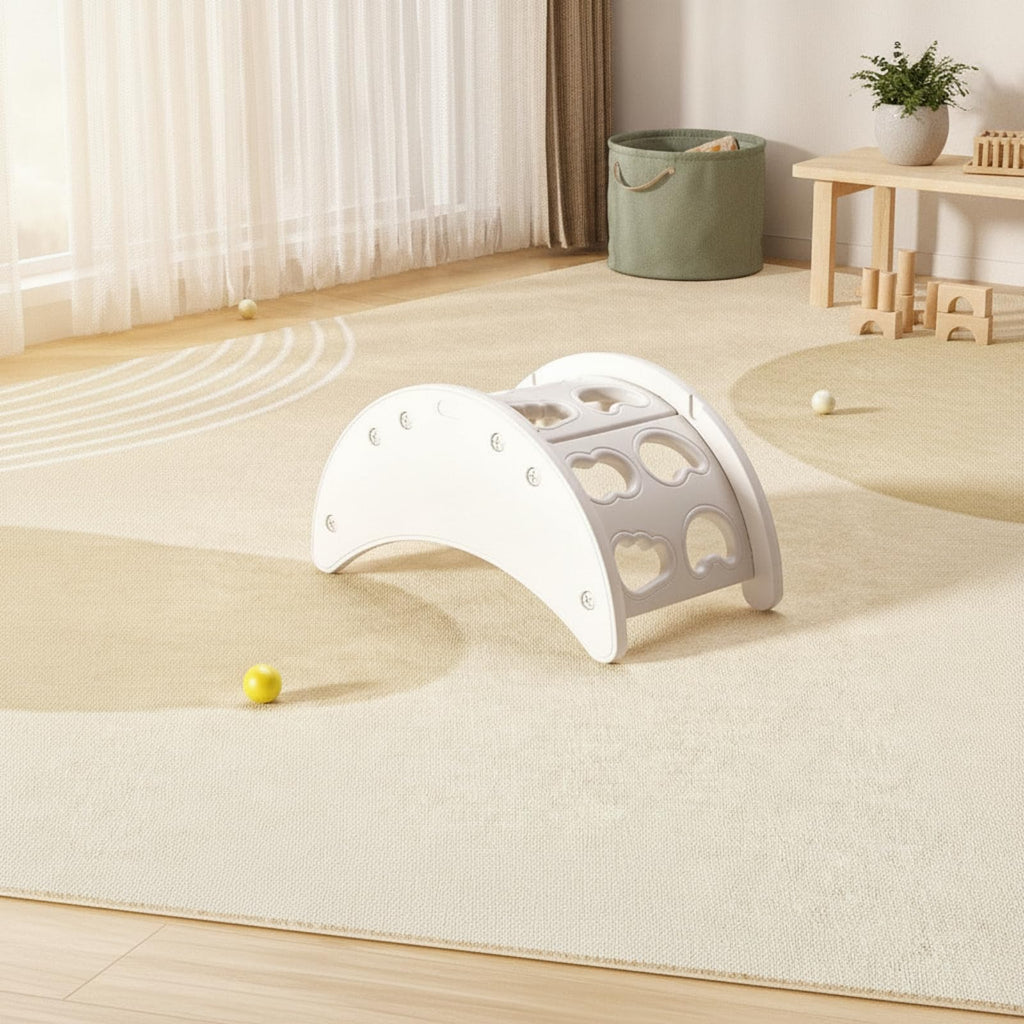 Smooth ClimbingArch | Compact Freestanding Design, Moon-Shaped, Toy, for Playroom, Nursery, Green
