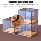 Self-Assembly Clear Acrylic Display Case, Multiple Sizes Acrylic Display Box, Dustproof Protection for Figures Collectibles Memorabilia Jewelry Toys Storage(70x55xh50cm/28x22x20in)