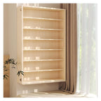 Acrylic Organiser Storage Rack Wall Mounted Display Cabinet for Collectibles, Toys Action Figures Model Storage Box with Clear Door for Study Living Room Bedroom Game Room Office(50x10x89cm)