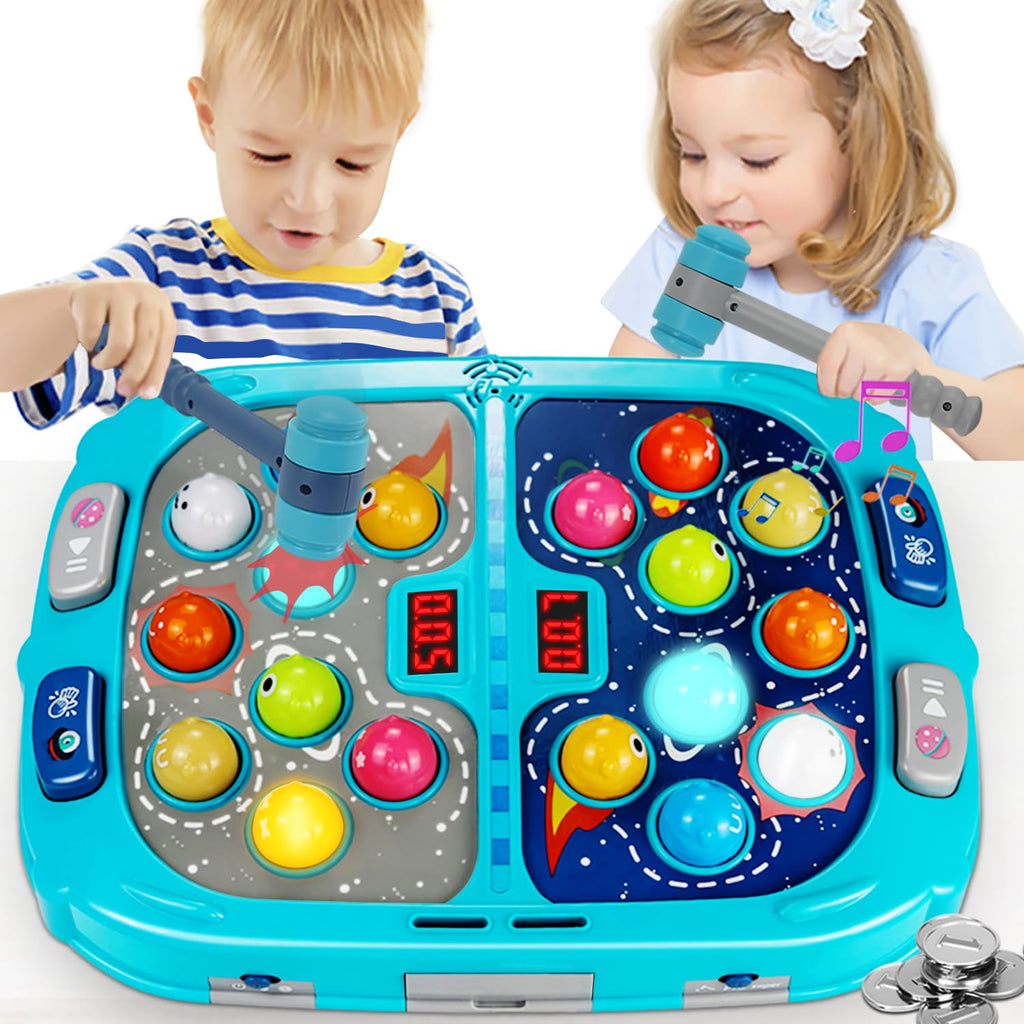 Whack Mole Game and Light Up Dancing Mat Toy