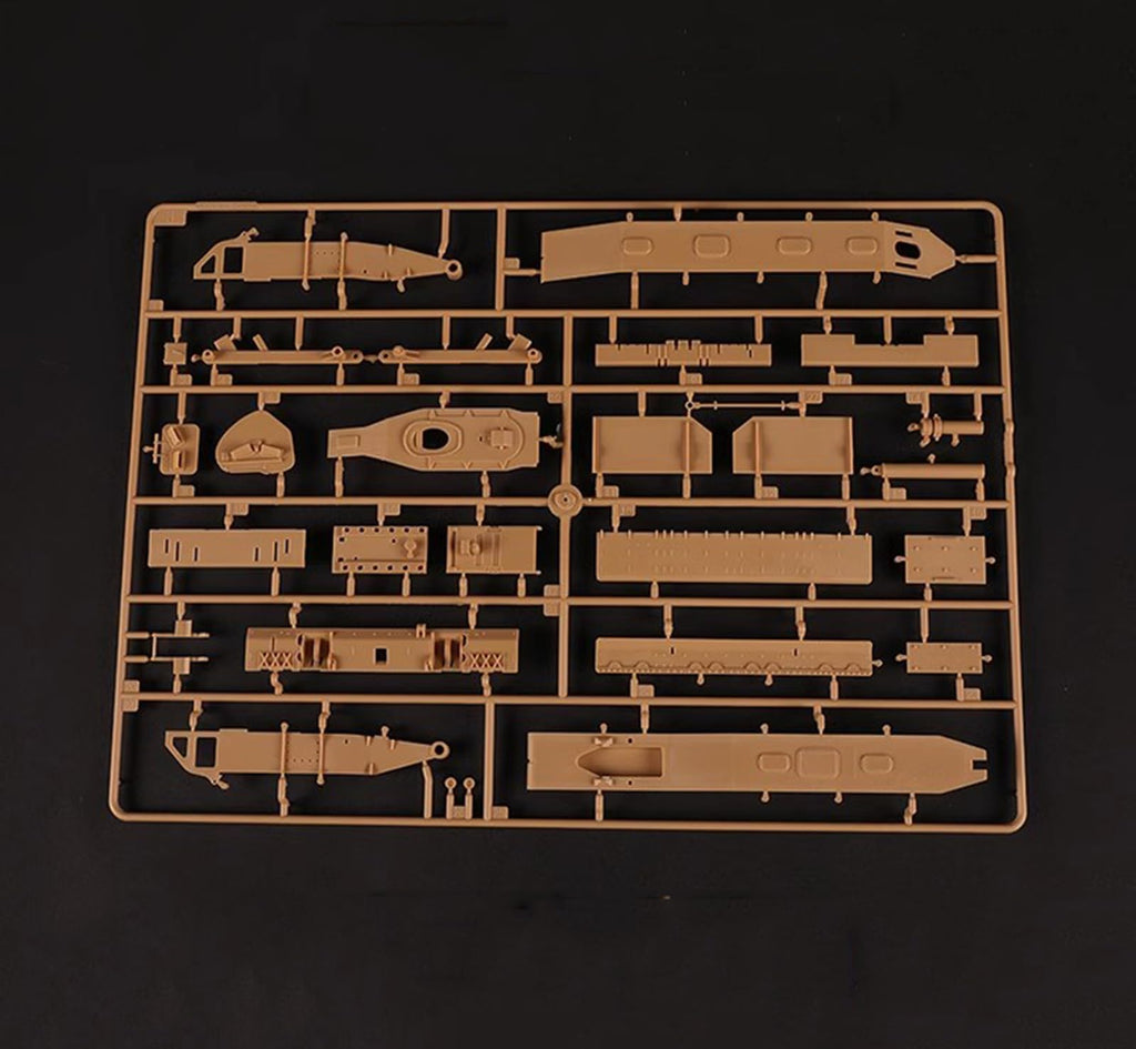 Tank 3D Puzzles Plastic Model Kits, 1/35 Scale German Iguana PSB-2-14M Model, Adult Toys and Gift,15.7 X 4.6Inchs
