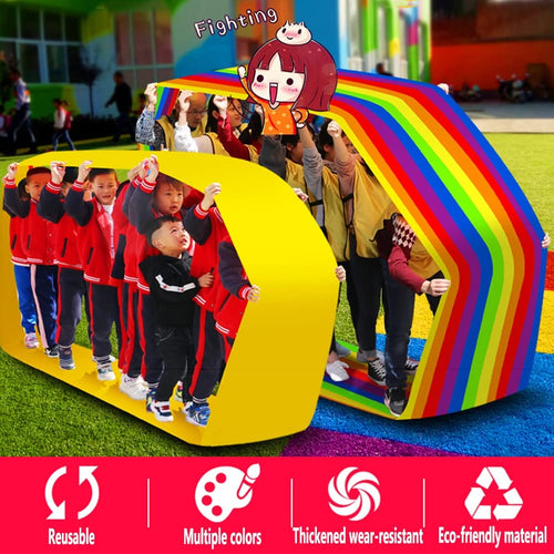 1 PCS Kids Sports Toy Running mat, Kindergarten Early Education Center Group Cooperation Game Rolling Running mat, with Storage Bag (Size : Adult-11M)