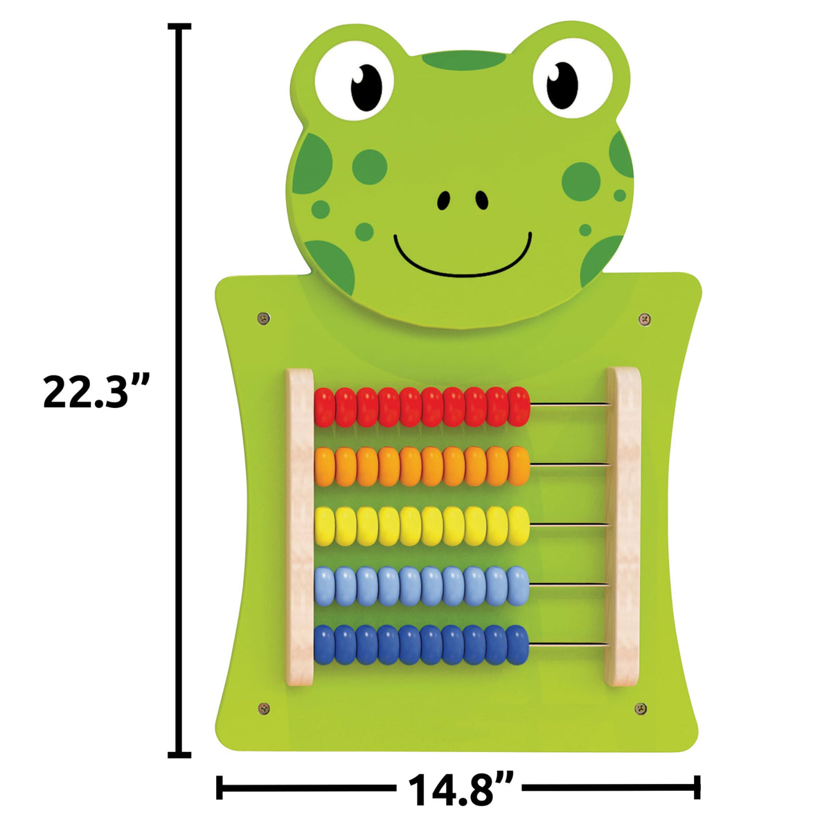 SPARK & WOW Rainbow Activity Wall Panels - Ages 18m+ - Sensory Wall Toy - 10 Activities & Frog Activity Wall Panel - Toddler Activity Center - Wall-Mounted Toy for Kids Aged 18M+