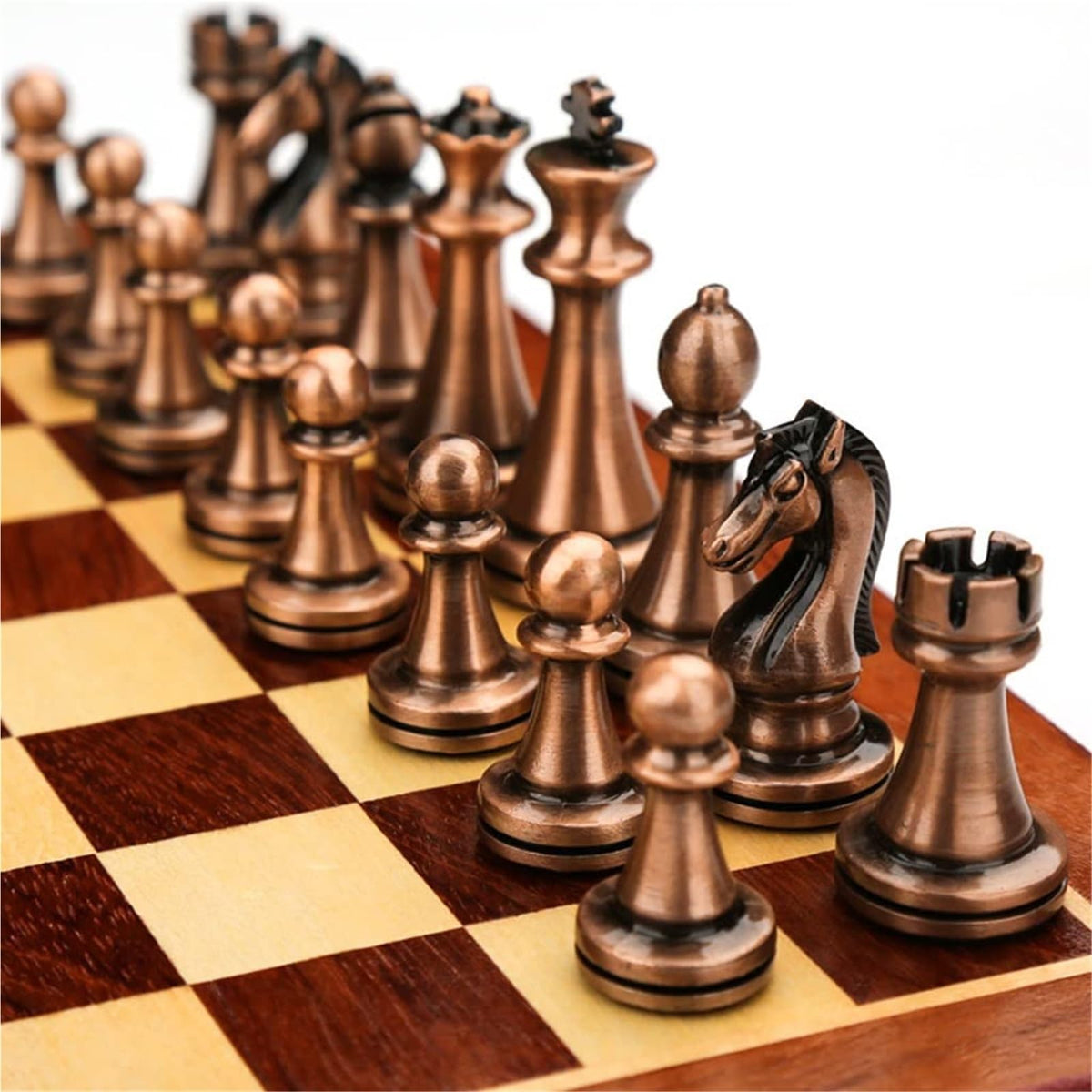 Board Games Chess Set Large Metal Deluxe for Adults Unique