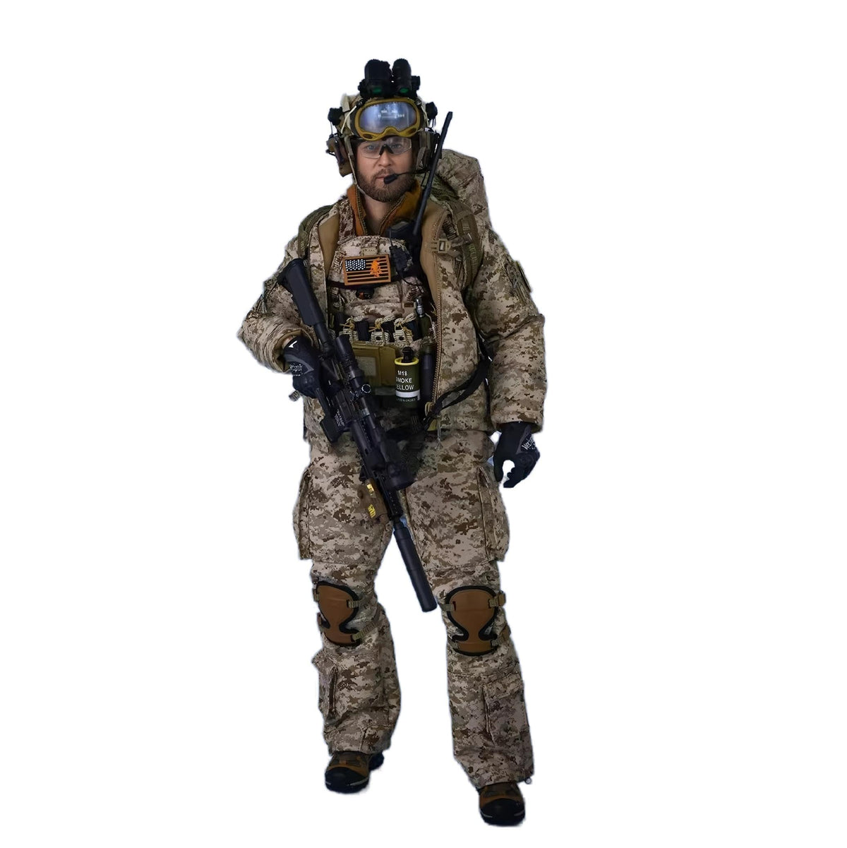 Pipigirl 1/6 Scale 12Inch Special Forces Action Figure, SWAT Soldier Figure Model, Accessories Collection Adult Gifts Military Toys