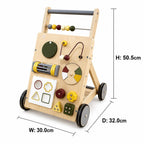 Wooden Activity Push Toy for Birthday Christmas Gifts