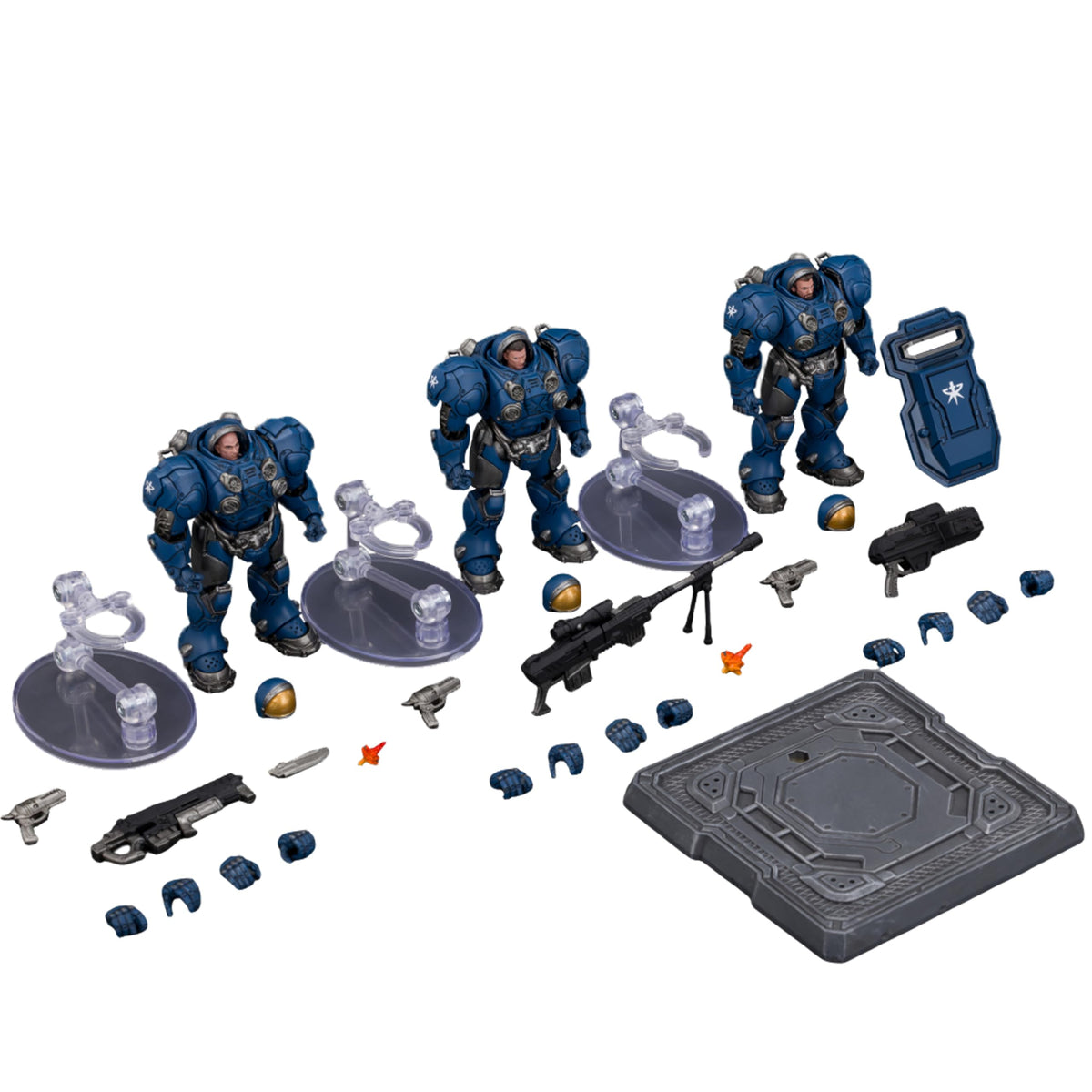 JOYTOY Starcraft 1/25 Action Figure Terran Marine Set Collection Model Birthday Gifts Pre-Order JT05152
