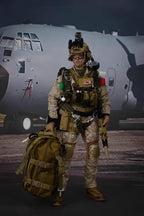 Pipigirl 1/6 Scale 12Inch Special Forces Action Figure, US Air Force Parachuting Special Forces Soldier Figure Model, Accessories Collection Adult Gifts Military Toys