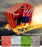 1 PCS Kids Sports Toy Running mat, Kindergarten Early Education Center Group Cooperation Game Rolling Running mat, with Storage Bag (Size : Adult-11M)