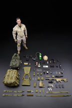 Pipigirl 1/6 Scale 12Inch Special Forces Action Figure, US Air Force Parachuting Special Forces Soldier Figure Model, Accessories Collection Adult Gifts Military Toys