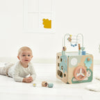 Janod, Sweet Cocoon, Maxi Cube Multi-Activity, From 18 Months