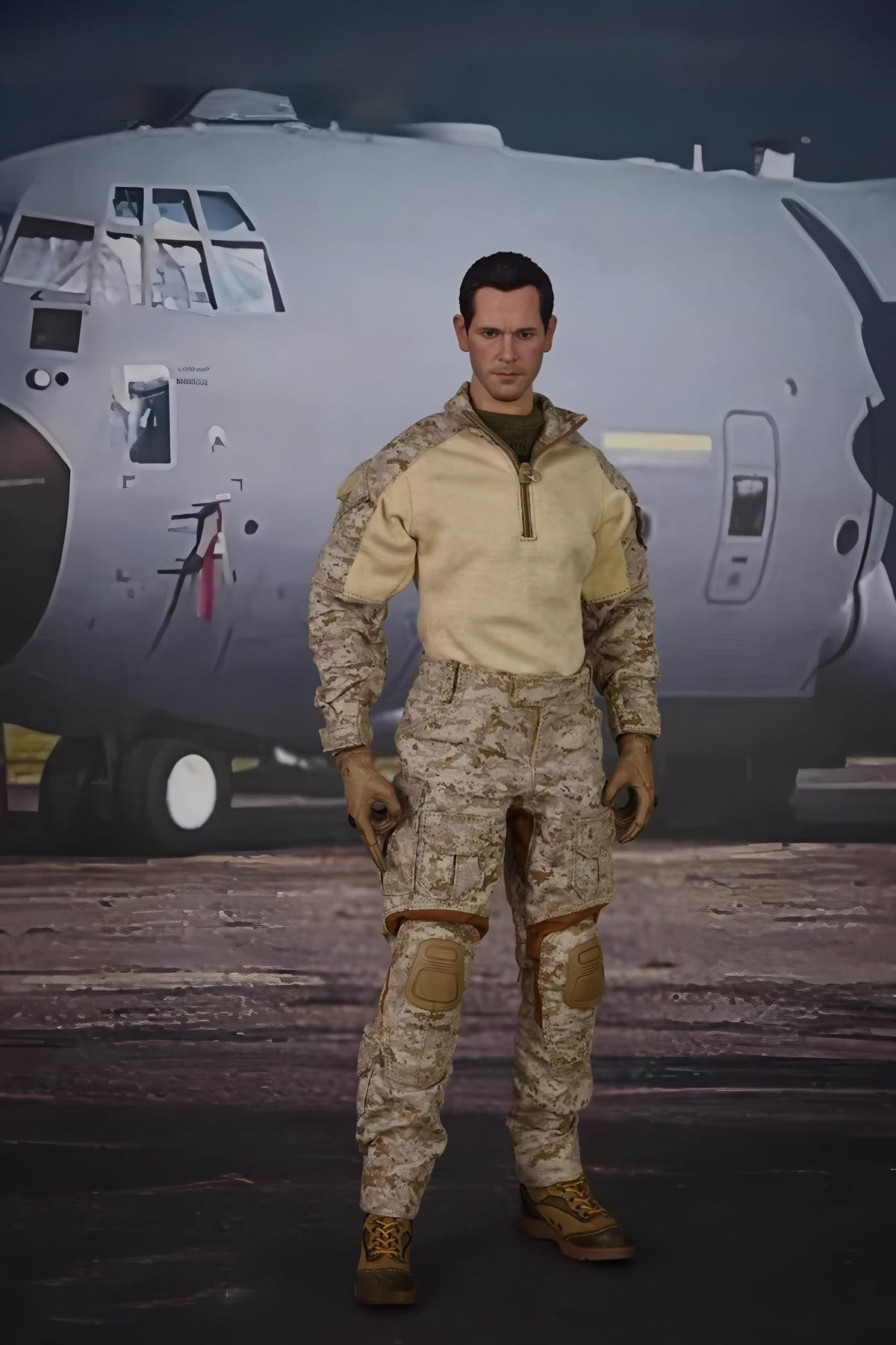 Pipigirl 1/6 Scale 12Inch Special Forces Action Figure, US Air Force Parachuting Special Forces Soldier Figure Model, Accessories Collection Adult Gifts Military Toys