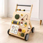 Wooden Activity Push Toy for Birthday Christmas Gifts